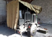 Urządzenie destylacyjno-sterylizujące UD-2 na przyczepie 1-os. 1,5 t 